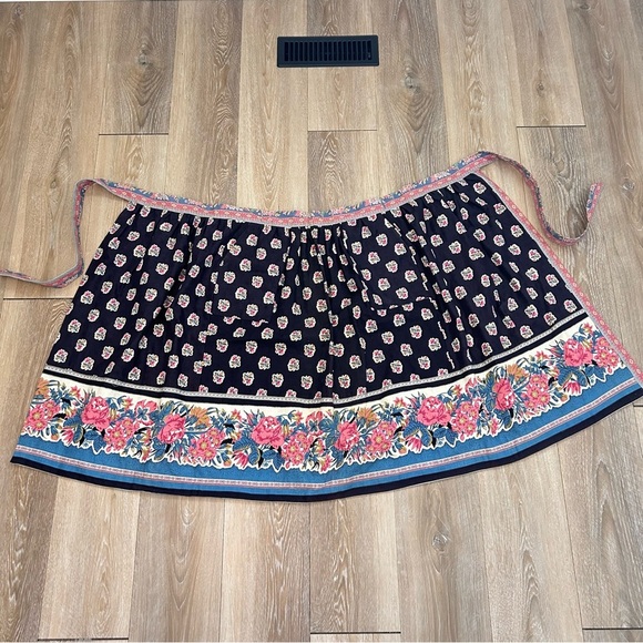 🇨🇦 Vintage Suttles & Seawinds Reversible Floral Apron 100% Cotton Nova Scotia - Picture 3 of 5